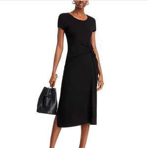 T Tahari Twist Front Midi Dress